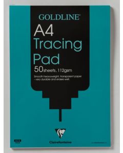 Clairefontaine Goldline Heavyweight A4 Tracing Pad 112gsm 50 Sheets - GPT3A4Z