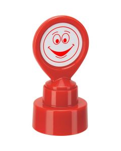 Colop Self Inking Motivational Stamp Red Happy Face - 147165