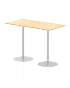 Dynamic Italia 1600 x 800mm Poseur Rectangular Table Maple Top 1145mm High Leg ITL0295
