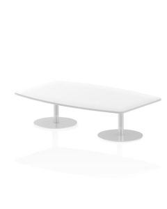 Dynamic Italia 1800mm Poseur High Gloss Table White Top 475mm High Leg ITL0317