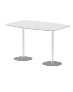 Dynamic Italia 1800mm Poseur High Gloss Table White Top 1145mm High Leg ITL0321
