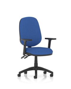 Eclipse Plus II Chair Blue Adjustable Arms KC0028