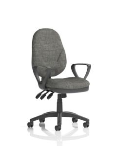 Eclipse Plus XL Chair Charcoal Loop Arms KC0034