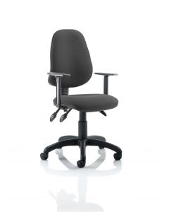 Eclipse Plus III Chair Charcoal Adjustable Arms KC0045