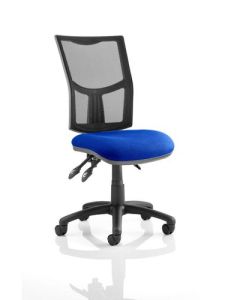 Eclipse Plus III Chair Mesh Back With Blue Seat KC0377
