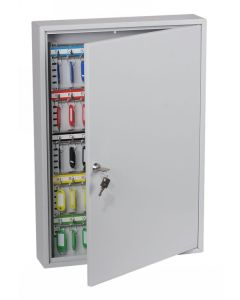 Phoenix Commercial Key Cabinet 100 Hook Key Lock Light Grey KC0603K
