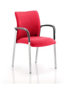 Academy Fully Bespoke Fabric Chair with Arms Cherry KCUP0033