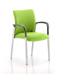 Academy Fully Bespoke Fabric Chair with Arms Myrrh Green KCUP0034