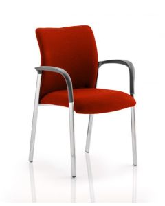 Academy Fully Bespoke Fabric Chair with Arms Tabasco Orange - KCUP0036