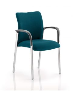 Academy Fully Bespoke Fabric Chair with Arms Maringa Teal KCUP0039