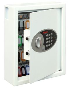 Phoenix Cygnus Key Deposit Safe 48 Hook Electronic Lock White KS0032E