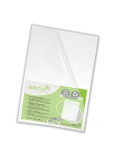 Seco Cut Flush Folder Polypropylene A4 100 Mircon Clear (Pack 25) - LSF-CL/25