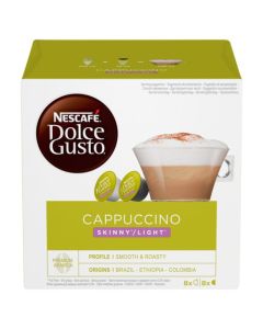 Nescafe Dolce Gusto Skinny Cappuccino 16 capsules (Pack 3) - 12051233
