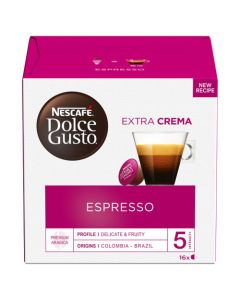 Nescafe Dolce Gusto Espresso Coffee 16 Capsules (Pack 3) - 12423690