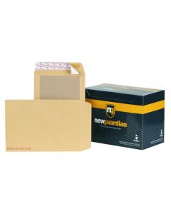 New Guardian Board Backed Envelope C4 Peel and Seal Plain Power-Tac 130gsm Manilla (Pack 125) - H26326