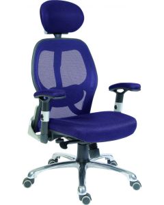 Cobham Mesh Back Operator Office Chair Blue - OA1013BL