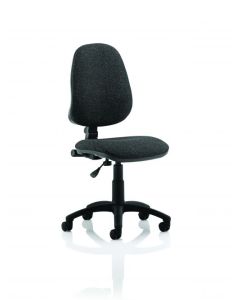 Eclipse Plus I Charcoal Chair Without Arms OP000160