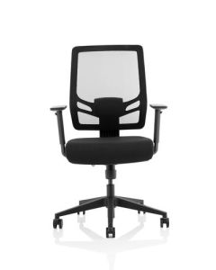 Ergo Twist Chair Black Fabric Seat Mesh Back OP000252