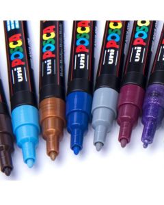 Posca PC-3M Paint Marker Assorted Pastel Colours (Pack 8) - 238212174