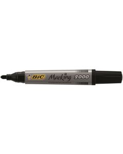 Bic Marking 2000 Permanent Marker Bullet Tip 1.7mm Line Assorted Colours (Pack 4) - 8209112