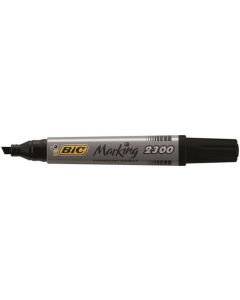 Bic Marking 2300 Permanent Marker Chisel Tip 3.7-5.5mm Line Assorted Colours (Pack 4) - 8209222