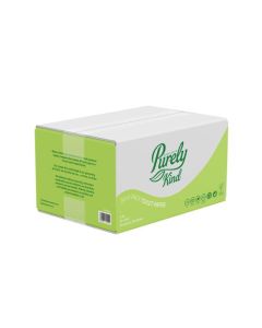 Purely Kind Toilet Paper Bulk Pack For Dispensers 2Ply Plastic Free Packaging FSC (7500 sheets) PK1101