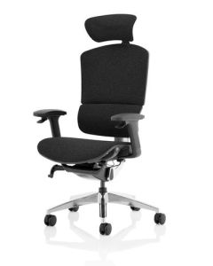 Ergo Click Plus Chair Black FabriMesh With Headrest PO000062