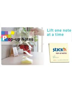 ValueX Stickn Pop-Up Notes 100 Sheets Neon Colours (Pack 6) EH7674 - 21848