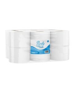 ValueX Mini Jumbo Toilet Roll 2 Ply Recycled 150 metres (Pack 12) PS1130