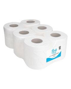 Purely Smile Centre Feed Roll 2 Ply 150m White (Pack 6) PS1212