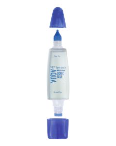 Tombow MONO Aqua Liquid Glue With Two Tips Transparent (Pack 10) - PT-WTC-10P
