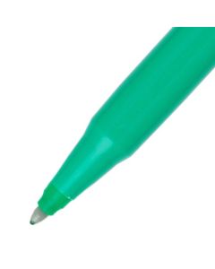 Pentel R50 Rollerball Pen 0.8mm Tip 0.4mm Line Green (Pack 12) - R50-D
