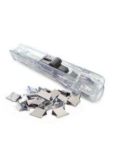 Rapesco Supaclip 40 Dispenser and 25 Stainless Steel Clips 40 Sheet Capacity - RC4025SS
