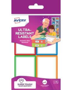 Avery Ultra - Resistant Labels 44x64mm White (Pack 16) - RES16.UK