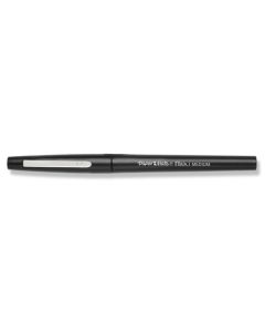 Paper Mate Flair Fibre Tip Pen Medium Point 0.7mm Black (Pack 12) S0190973