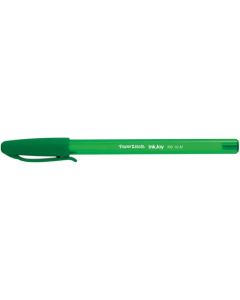 Paper Mate InkJoy 100 Ballpoint Pen 1.0mm Tip 0.7mm Line Green (Pack 50) - S0957150