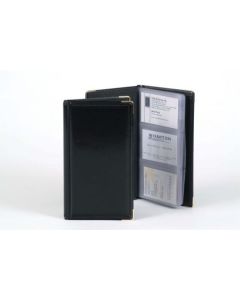 Goldline 115x214mm Business Card Holder 48 Pocket Black - SBC3P/BLKZ