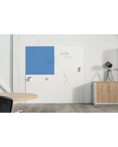 Rocada Skincolour Drywipe Board Lacquered Surface 1000x1000mm Blue - 6425R-630
