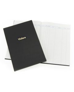 Guildhall Company Visitors Book A4 160 Pages Black T253Z