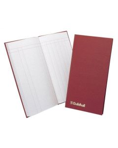 Guildhall Petty Cash Book 298x152mm 1 Debit 7 Credit 80 Pages Red T272Z