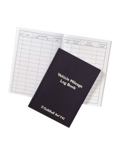 Guildhall Vehicle Mileage Book 149x104mm 120 Pages Black T43Z