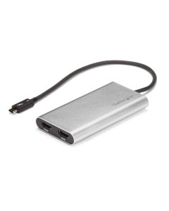 Thunderbolt 3 to Dual HDMI 2.0 Adapter - 4K 60Hz - Thunderbolt 3 Certified - Dual Monitor HDMI Video Converter Adapter - Mac & Windows compatible - Dual 4K Display HDMI
