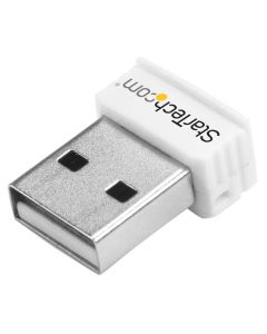USB 150Mbps Mini Wireless N Network Adapter - 802.11n/g 1T1R USB WiFi Adapter - White