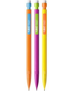Bic Matic Strong Mechanical Pencil HB 0.9mm Lead Assorted Colour Barrel (Pack 12) - 892271
