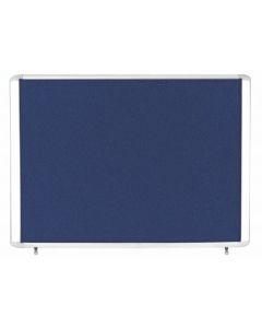 Bi-Office Outdoor Blue Felt Lockable Noticeboard Display Case 8 x A4 978x670mm - VT350607760