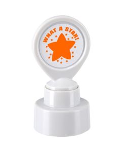 Colop Self Inking Motivational Stamp Orange What A Star - 147169