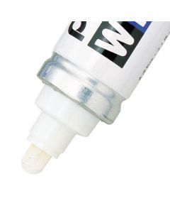Pentel X100W Permanent Marker Bullet Tip 3.3mm Line White (Pack 12)